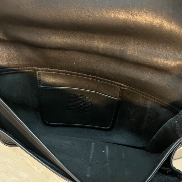 Vintage Coach 5180 Navy Leather Briefcase - Picture 8 of 14